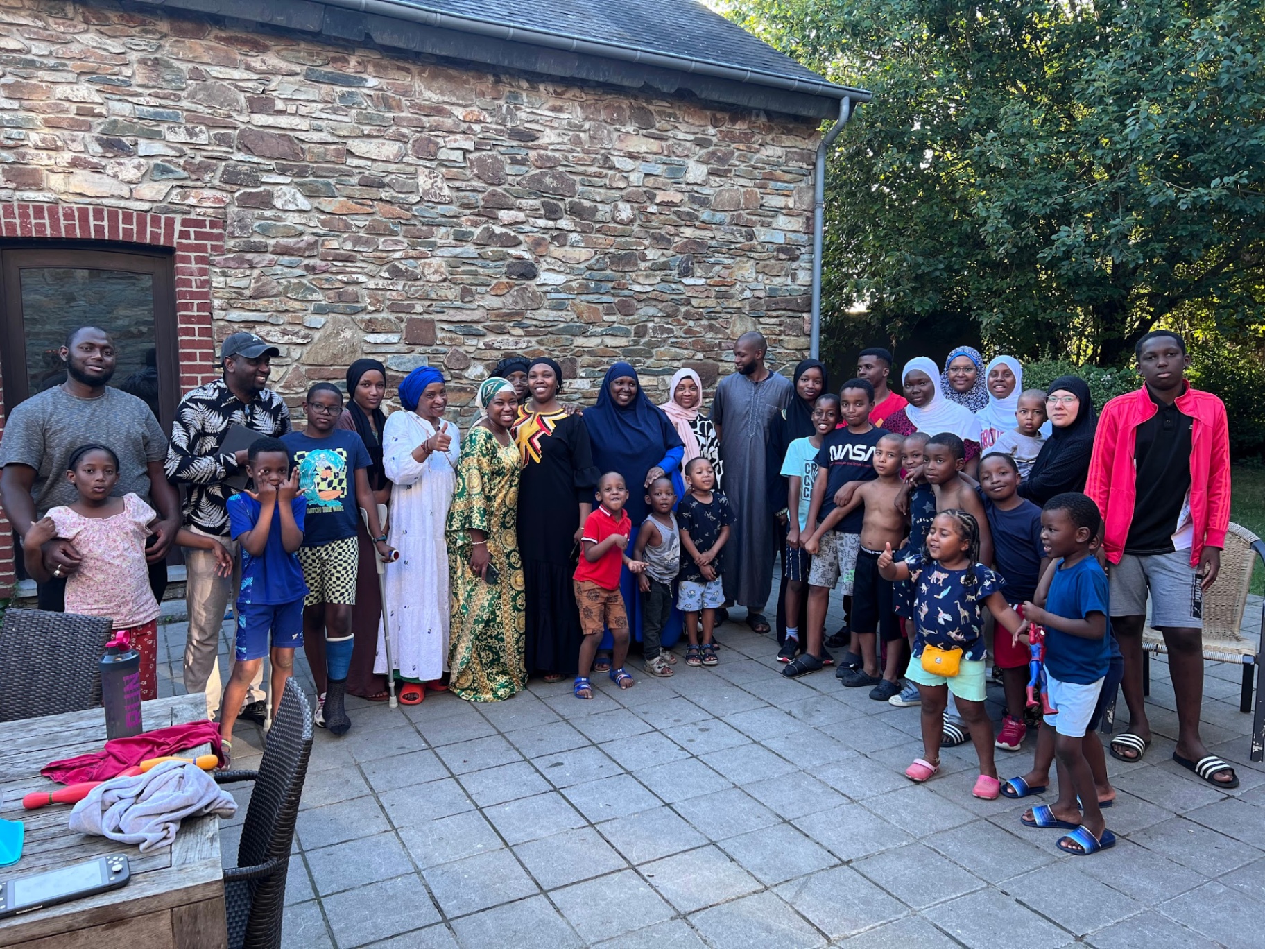 Photo de groupe de la communauté guinéenne en Belgique